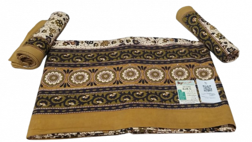 BEDSHEET JAIPUR PRINTED 72X100 2 PILLOW COVER